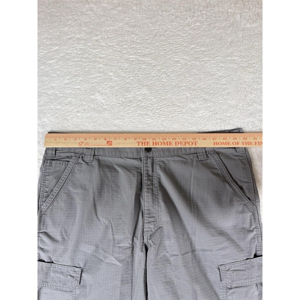 Carhartt Force 103543 Braxton Relaxed Fit Gray Cargo Shorts Ripstop Men's Sz 40 - Picture 10 of 11